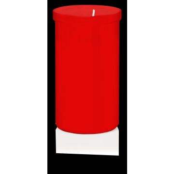 Luz para tumbas REBECA, rojo-blanco, 10cm, Ø5,9cm, 50h
