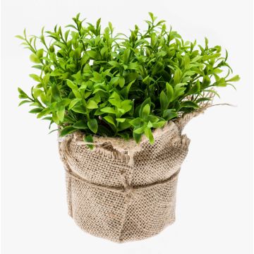 Berro de jardín artificial VITUS, saco de yute, verde, 17cm, Ø18cm Berro de jardín artificial VITUS, saco de yute, verde, 17cm, Ø18cm