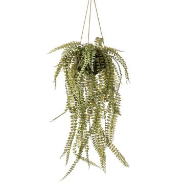 Helecho colgante artificial SAMIEL, verde, 95cm, Ø55cm
