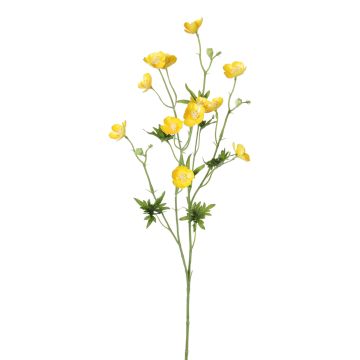 Rama de botón de oro artificial NORA, amarillo, 70cm, Ø2-3cm