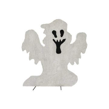 Decoración de Halloween Silueta Fantasma SPOOKY GHOST, blanco, 58 cm