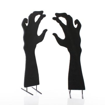 Decoración de Halloween Silueta Manos SPOOKY HANDS, negro, 40 cm Decoración de Halloween Silueta Manos SPOOKY HANDS, negro, 40 cm