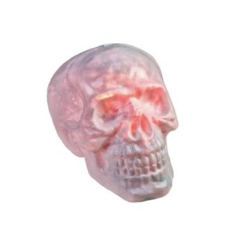 Decoración de Halloween, calavera MORTY con función de sonido, LED, 30 x 23 cm Decoración de Halloween, calavera MORTY con función de sonido, LED, 30 x 23 cm