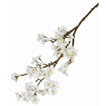 Rama de manzano artificial LINDJA, con flores, blanco, 105cm
