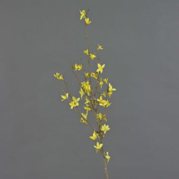 Rama de forsythia artificial IHRANI, con flores, amarillo, 90cm