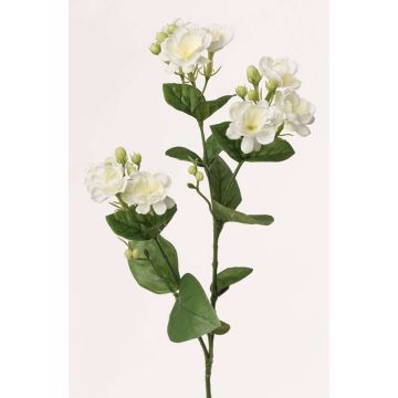 Rama de jazmín sintético SINJA, blanco-verde, 60cm, Ø4cm