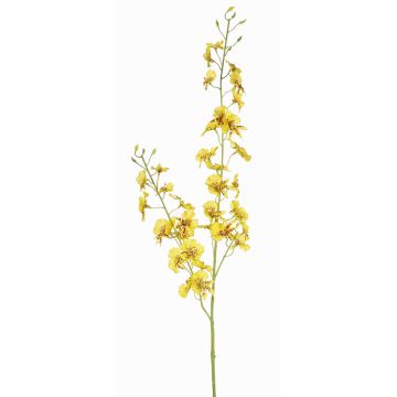 Rama de orquídea Oncidium artificial TALIAH, amarillo, 85cm, Ø3-4cm