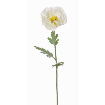 Amapola sintética BAHIRA, crema, 75cm, Ø13cm Amapola sintética BAHIRA, crema, 75cm, Ø13cm