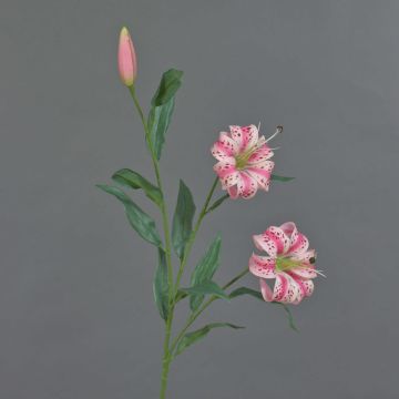 Rama de lirio sintético DANBI, fucsia, 85cm, Ø9cm