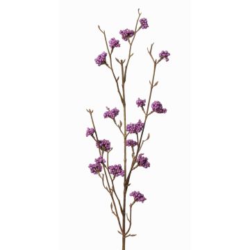 Rama Callicarpa americana artificial LARINA, con bayas, violeta, 70cm