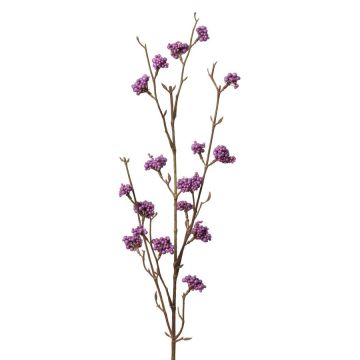 Rama Callicarpa americana artificial LARINA, con bayas, violeta, 70cm