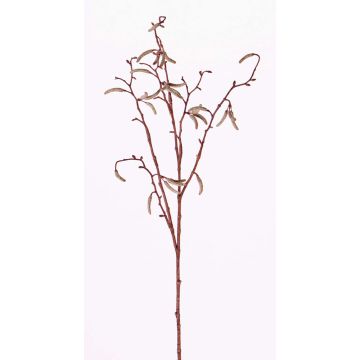 Rama de abedul artificial NANTE, con flores, marrón, 65cm, Ø0,5cm Rama de abedul artificial NANTE, con flores, marrón, 65cm, Ø0,5cm