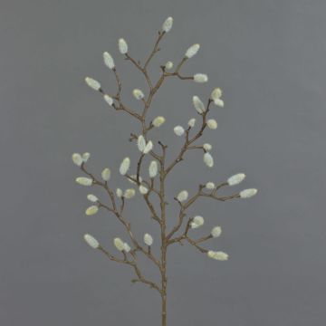 Rama de magnolia artificial KOTORI, blanco, 75cm