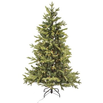 Árbol navideño artificial GRAZ SPEED, con luces, 210cm, Ø130cm