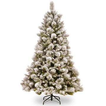 Árbol Navidad artificial MINSK SPEED, piñas, nevado, 210cm, Ø140cm Árbol Navidad artificial MINSK SPEED, piñas, nevado, 210cm, Ø140cm
