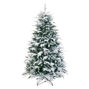 Árbol de Navidad artificial ZÜRICH SPEED, nevado, 180cm, Ø125cm