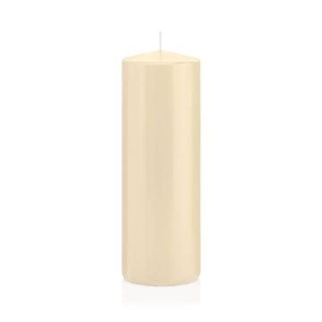 Vela de farol MAEVA, cilíndrica, crema, 20cm, Ø7cm, 103h - Made in Germany Vela de farol MAEVA, cilíndrica, crema, 20cm, Ø7cm, 103h - Made in Germany