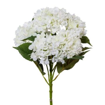 Rama artificial Hortensia BUNDY, blanca, 65 cm