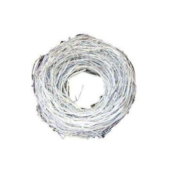 Corona de ramas PENDO, blanca, Ø 40 cm