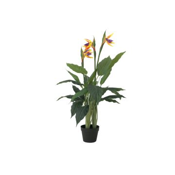 Strelitzia de plástico LAKISHA, naranja-violeta, 90cm Strelitzia de plástico LAKISHA, naranja-violeta, 90cm
