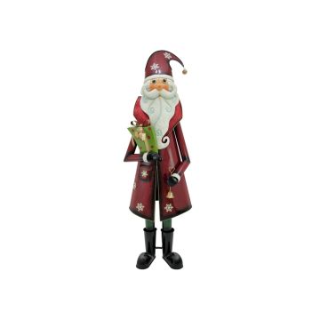 Figura decorativa Papá Noel JOSEPH con regalo, 195 cm