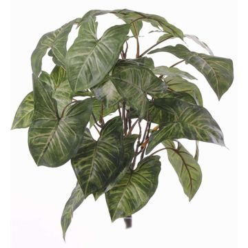 Syngonium artificial RUBEN en barra, verde-blanco, 40cm Syngonium artificial RUBEN en barra, verde-blanco, 40cm