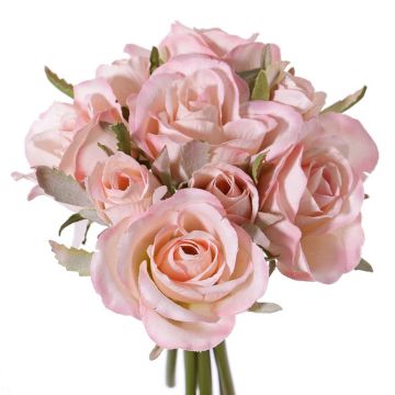 Ramo de rosas artificial ROSILA, rosa, 20cm, Ø15cm Ramo de rosas artificial ROSILA, rosa, 20cm, Ø15cm
