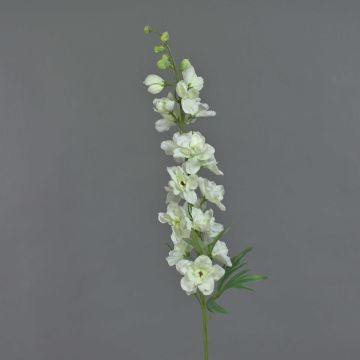 Delphinium textil ANDRIANA, blanco-verde, 90cm, Ø11cm