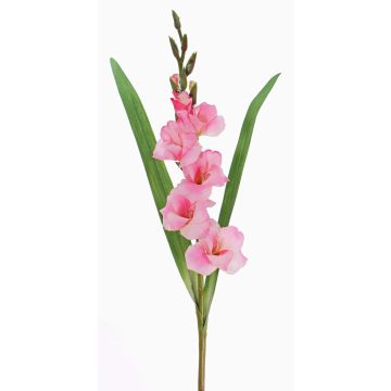 Gladiolo artificial ELEA, rosa, 85cm, Ø3-10cm Gladiolo artificial ELEA, rosa, 85cm, Ø3-10cm