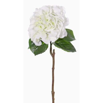 Hortensia de plástico CHIDORI, blanco-verde, 60cm, Ø20cm