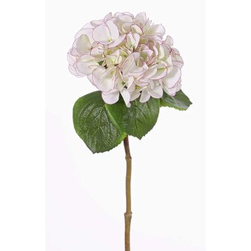 Hortensia de plástico CHIDORI, blanco-violeta, 60cm, Ø20cm