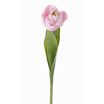 Tulipán artificial ROMANA, rosa, 45cm, Ø6cm