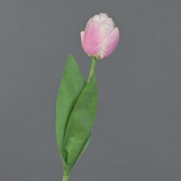 Tulipán artificial ROMANA, rosa, 45cm, Ø6cm