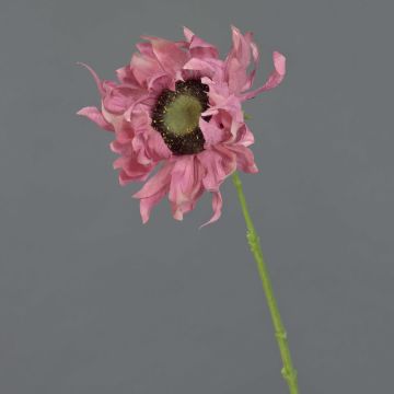 Girasol artificial JANIKA rosa, 60cm, Ø12cm