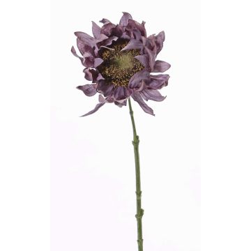 Girasol textil JANIKA violeta, lila oscuro, 60cm, Ø13cm