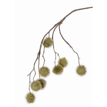 Rama de arce artificial MARIUS con frutos, amarillo, 80cm