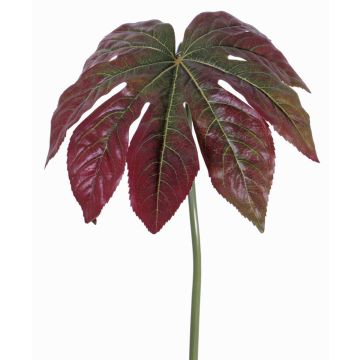 Hoja de aralia artificial IMANA, rojo-verde, 80cm Hoja de aralia artificial IMANA, rojo-verde, 80cm