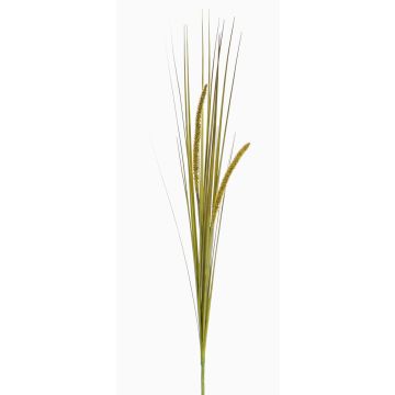 Hierba cola de zorro artificial JILL, con vara de fijación, panículas, verde-amarillo, 90cm