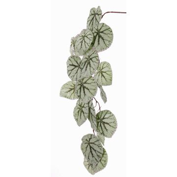 Rama de begonia de hoja artificial KATRICE, verde-gris, 110cm Rama de begonia de hoja artificial KATRICE, verde-gris, 110cm