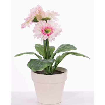 Gerbera simulada SIMONE en maceta decorativa, rosa, 30cm, Ø9,5cm Gerbera simulada SIMONE en maceta decorativa, rosa, 30cm, Ø9,5cm