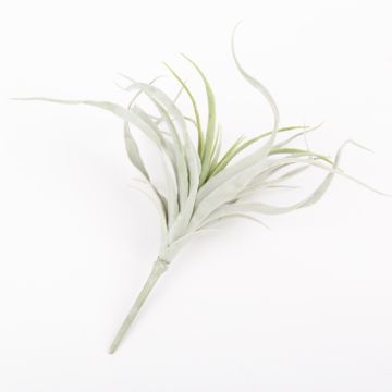 Tillandsia Stricta artificial ADELE sobre palo, verde-gris, 25cm, Ø20cm