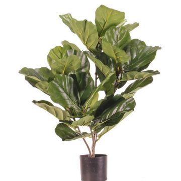 Ficus Lyrata artificial RHYS, zona protegida, verde, 70cm