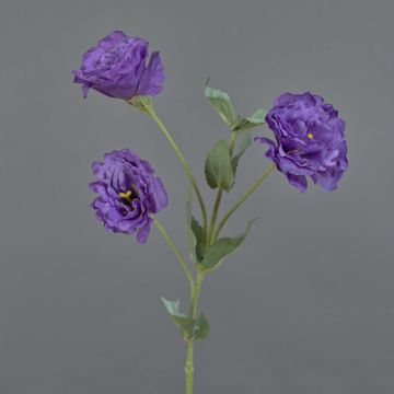 Flor artificial de eustoma JENO, violeta, 70cm