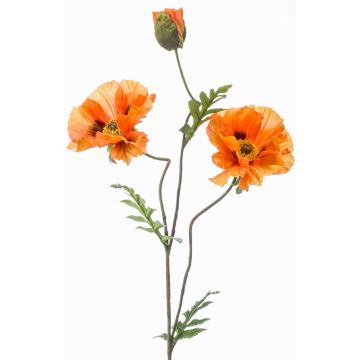 Amapola artificial LOPEZ, naranja, 90cm