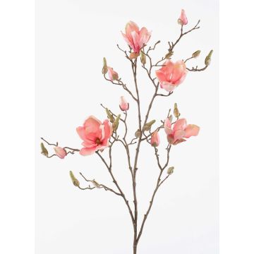 Flor artificial de magnolia CAELO, rosa, 105cm