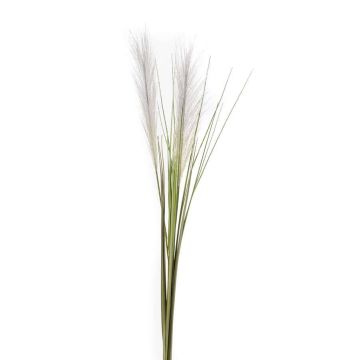 Hierba artificial de las pampas ASES, pan&iacute;culas, en vara de ajuste, verde, 95cm