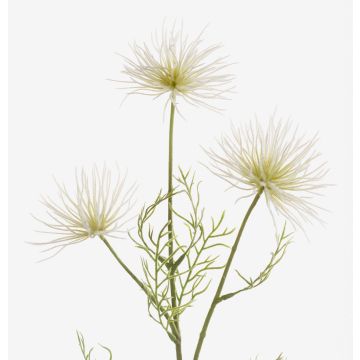 Flor artificial de crisantemo HARARE, crema, 65cm