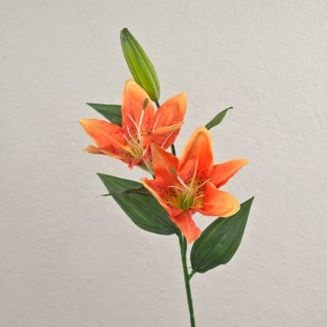 Ramo de lirio tigre artificial EMIKO, naranja, 65cm