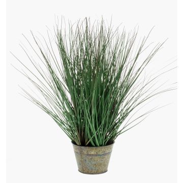 Cola de zorro artificial ZENA en maceta metálica, verde, 50cm Cola de zorro artificial ZENA en maceta metálica, verde, 50cm