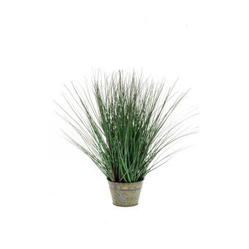 Cola de zorro artificial ZENA en maceta metálica, verde, 50cm